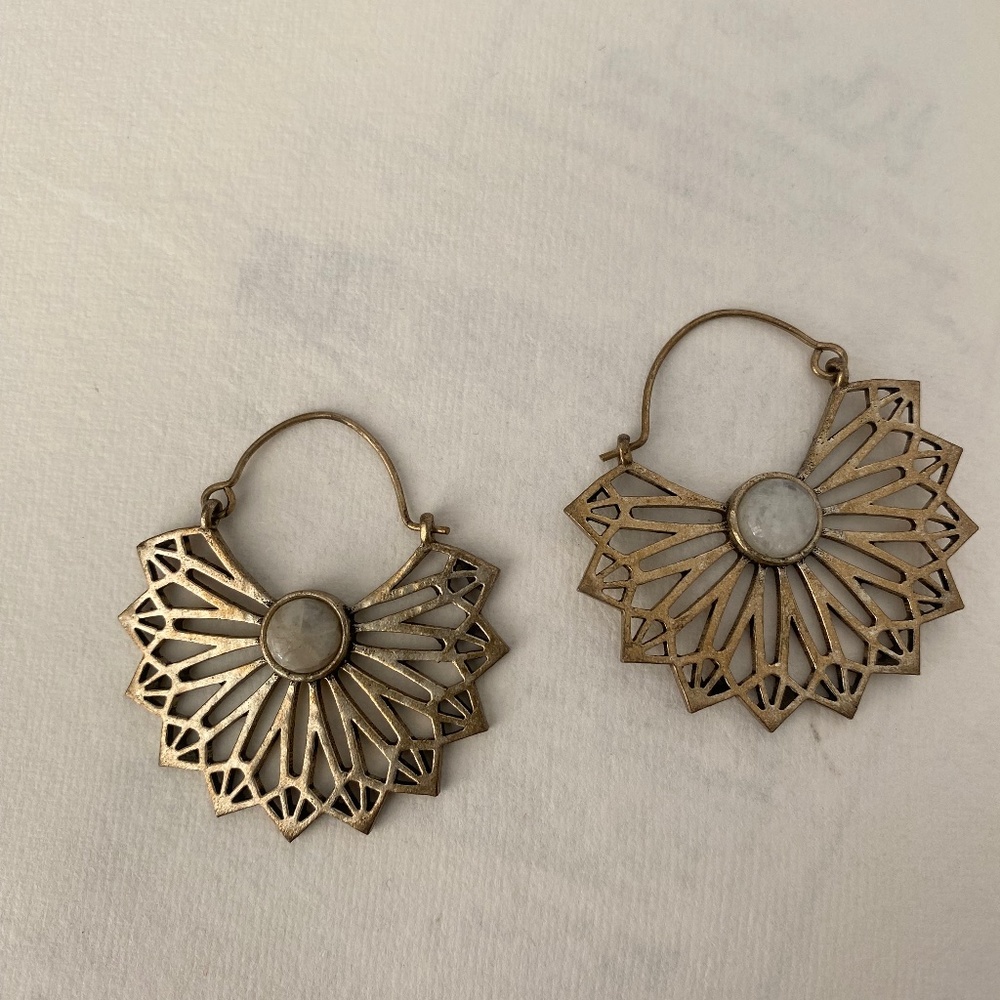 Oxidized Metal earrings